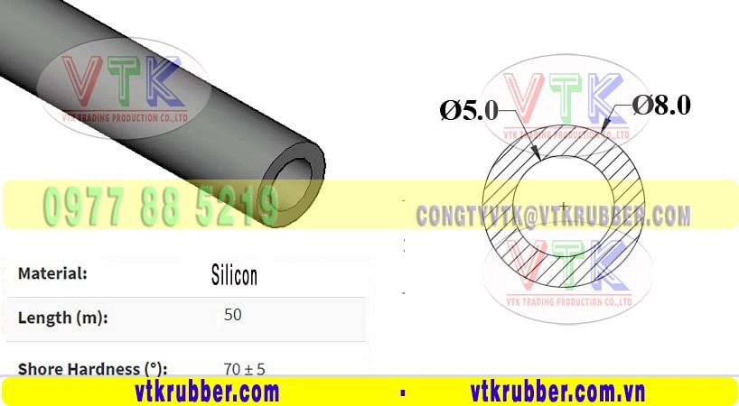 Ống silicon dẫn khí, hoá chất ở Nam Định